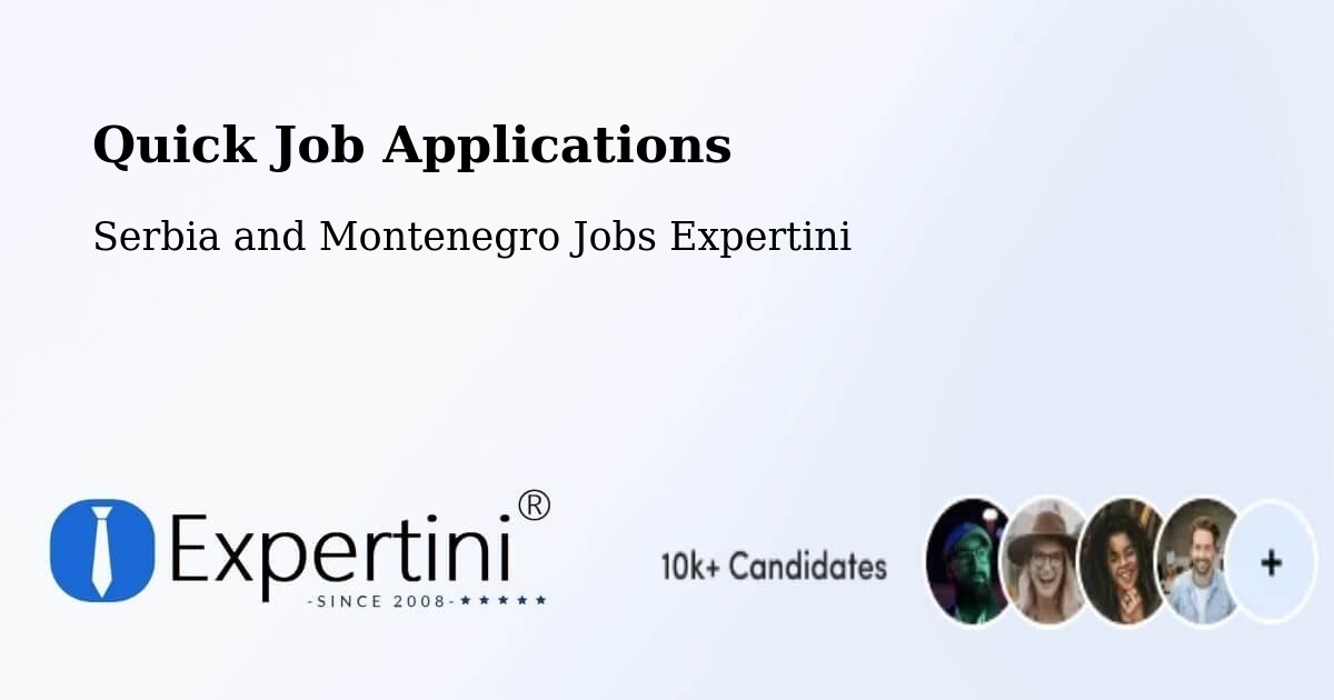 Quick Apply Feature – Quesnel - Serbia and Montenegro Jobs Expertini